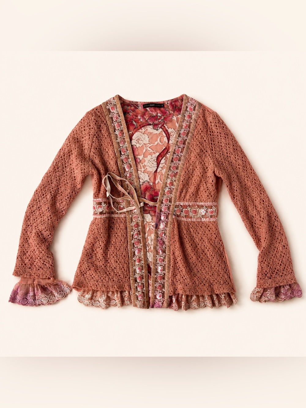 Archival Y2K Anthropologie cardigan size S